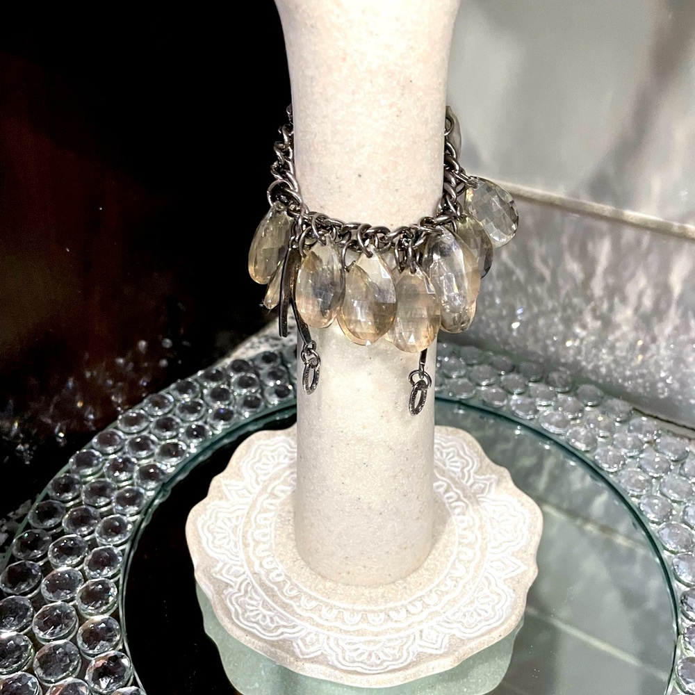 Bracelet with fun crystal-like charms